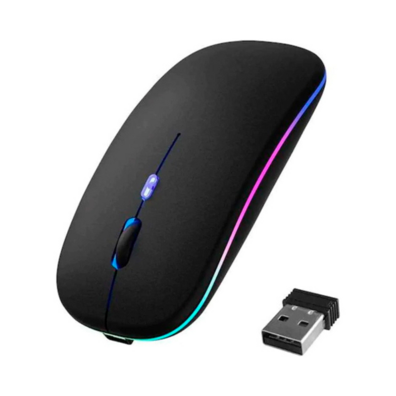 Mouse Sem Fio Bluetooth LehMox LEY-180 com LED