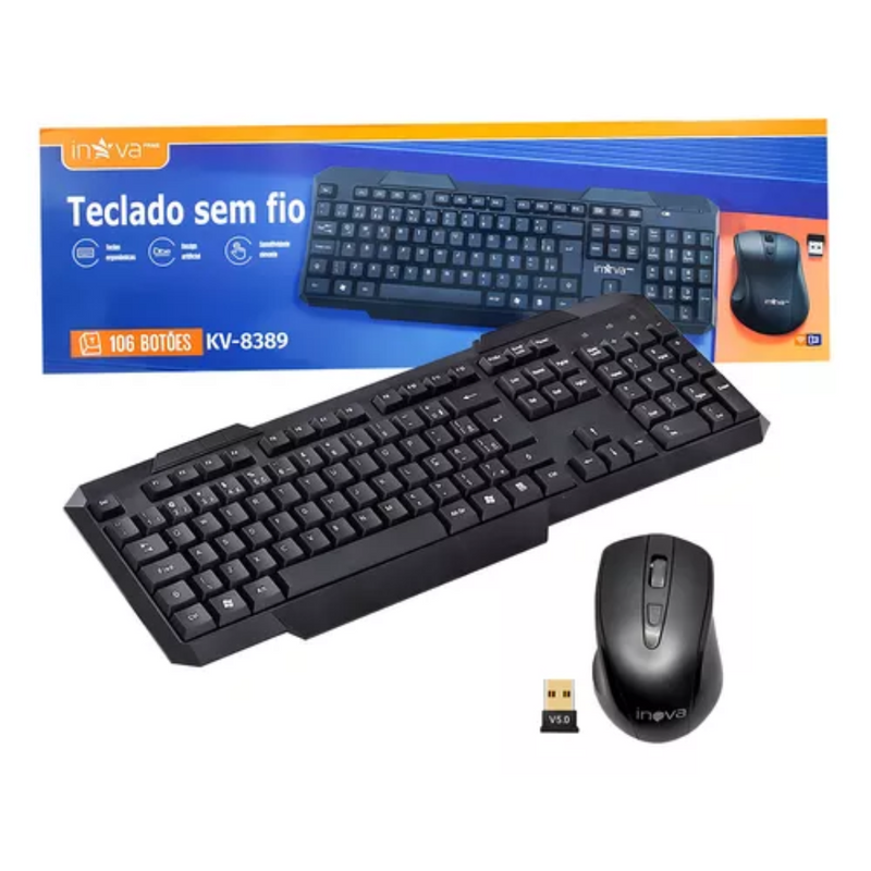 Teclado Prime Sem Fio Inova