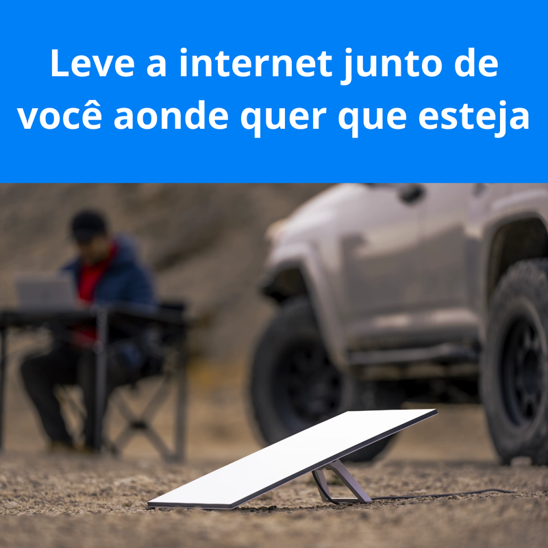 Starlink Kit Internet Via Satélite Exclusivo Branco V4 Gen 3