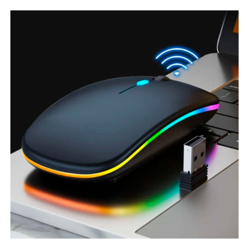 Mouse Sem Fio Bluetooth LehMox LEY-180 com LED