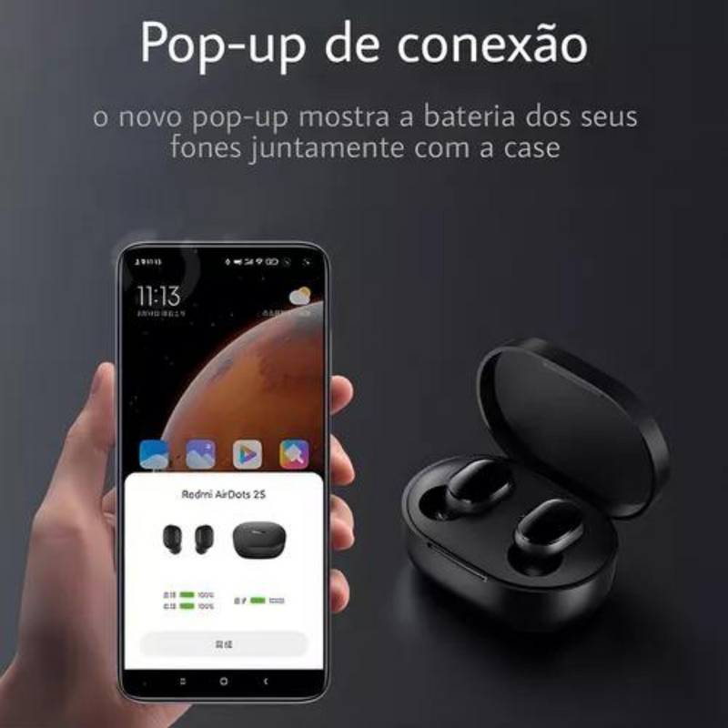 Fone de ouvido Earbuds A6S Bluetooth 5.3