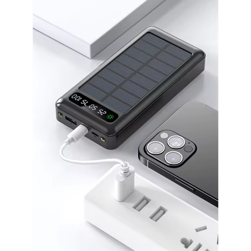 Power Bank com que carrega por Placa Solar e cabo de 12000mAh EP-C872