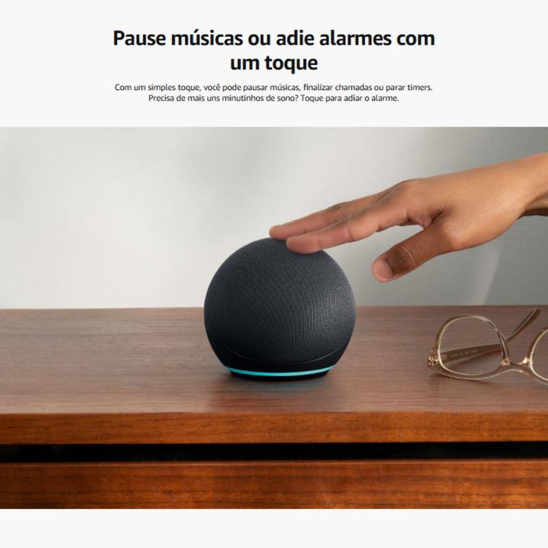 Alexa Amazon Echo Dot 5a Alto Falante Som Premium Preta Pro