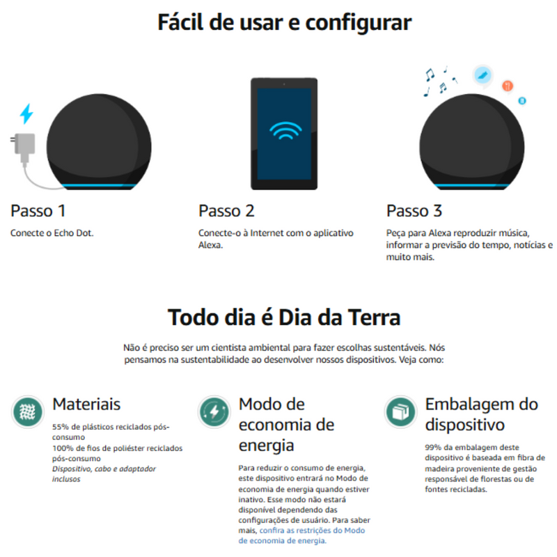 Alexa Amazon Echo Dot 5a Alto Falante Som Premium Preta Pro